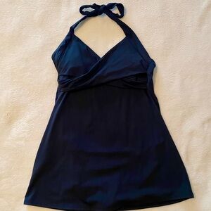 Calvin Klein Black One-Piece Swim Dress Sz 8